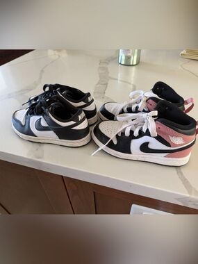 Nike pandas and Jordans